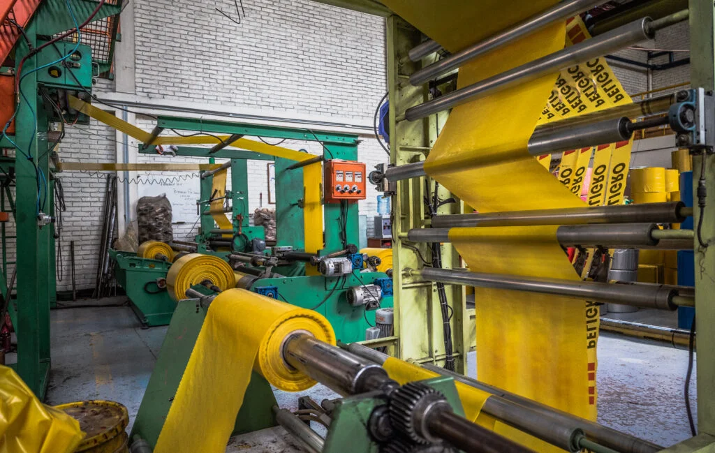 Maquinaria para la fabricacion de cintas de plasticos